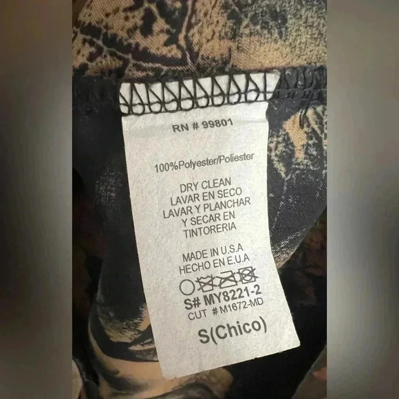 Y2K slip dress with lace trim and gold flower accents. Size Small. - Picture 6 of 8